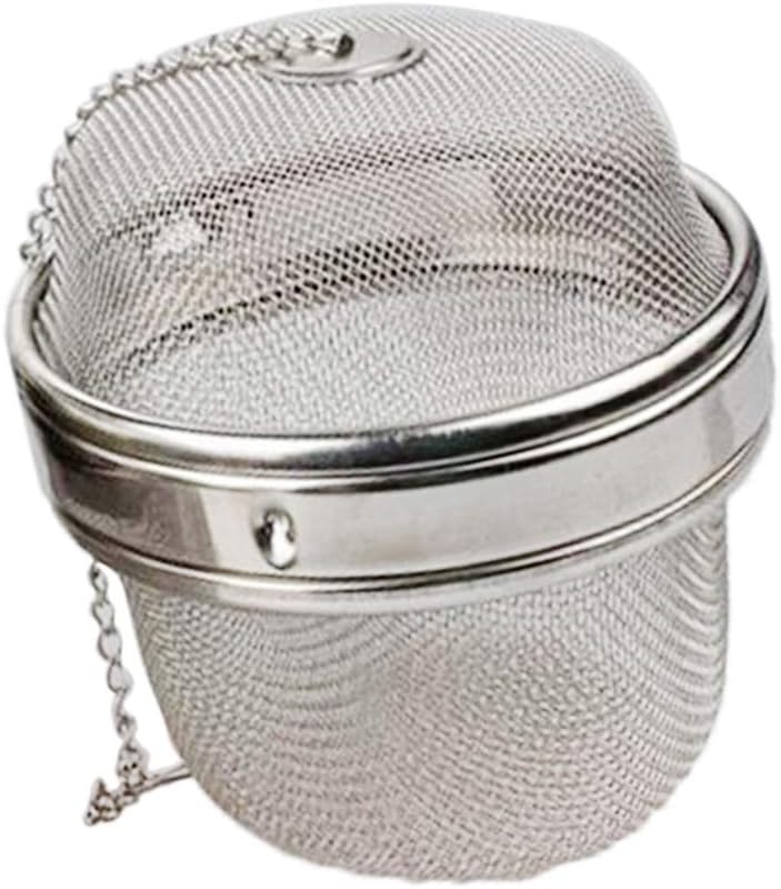 klarako Tea Infuser Ball Mesh Strainer Large Capacity for Hanging in Teapots Mugs Cups to Steep Loose Leaf Tea Spice Herbs, Home Restaurant Use  Silver, 11cm - Image 5