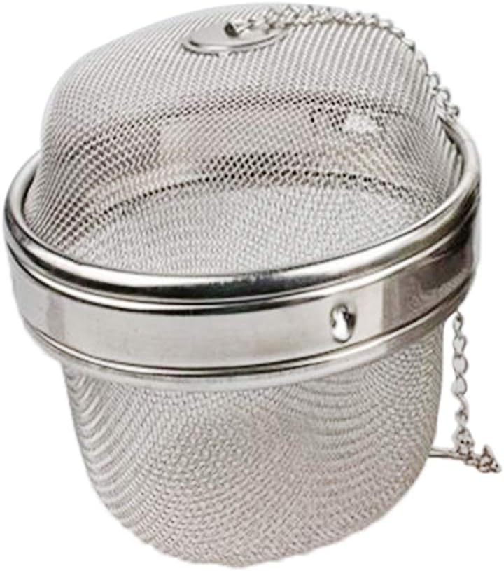 klarako Tea Infuser Ball Mesh Strainer Large Capacity for Hanging in Teapots Mugs Cups to Steep Loose Leaf Tea Spice Herbs, Home Restaurant Use  Silver, 11cm - Image 4