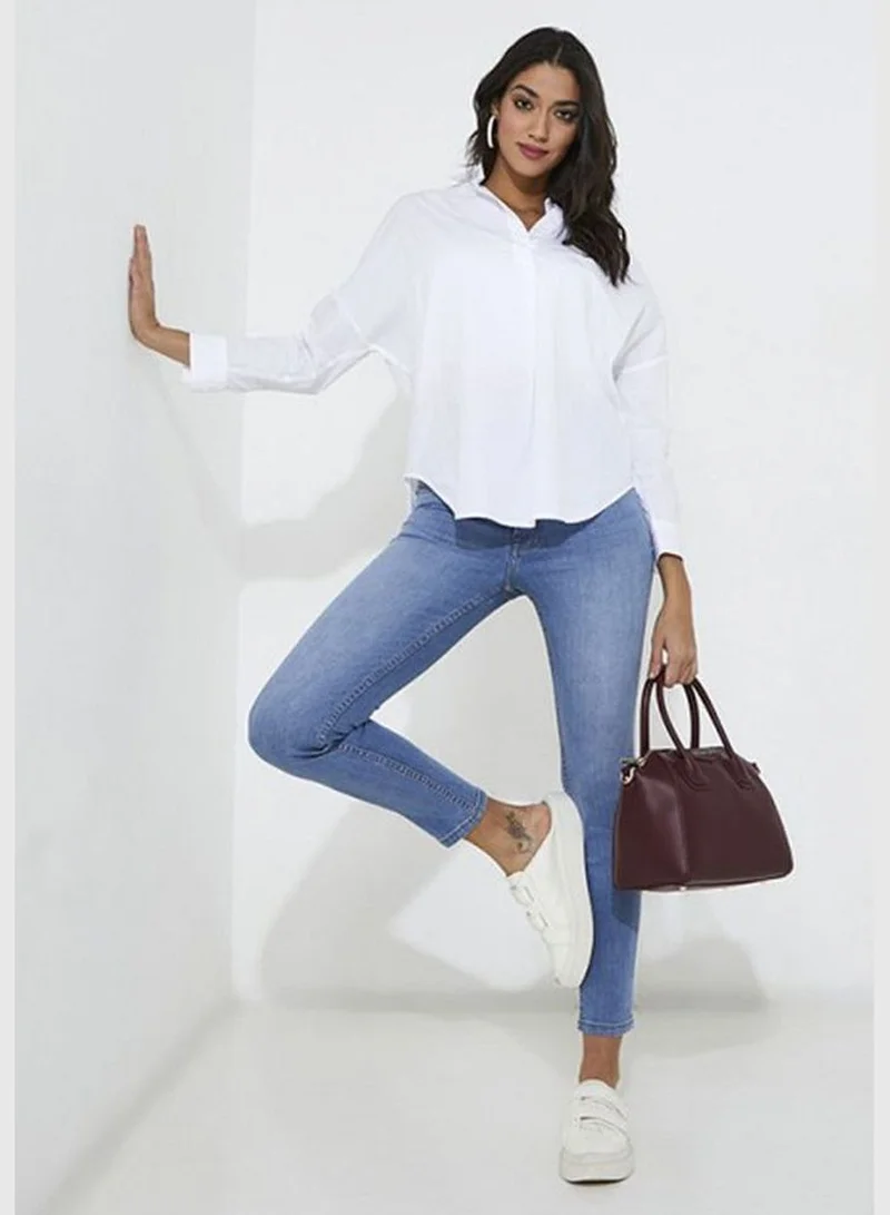Aeropostale High Rise Curvy Denim Jeggings