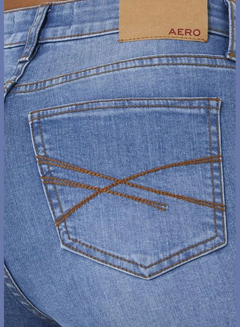 Aeropostale High Rise Curvy Denim Jeggings
