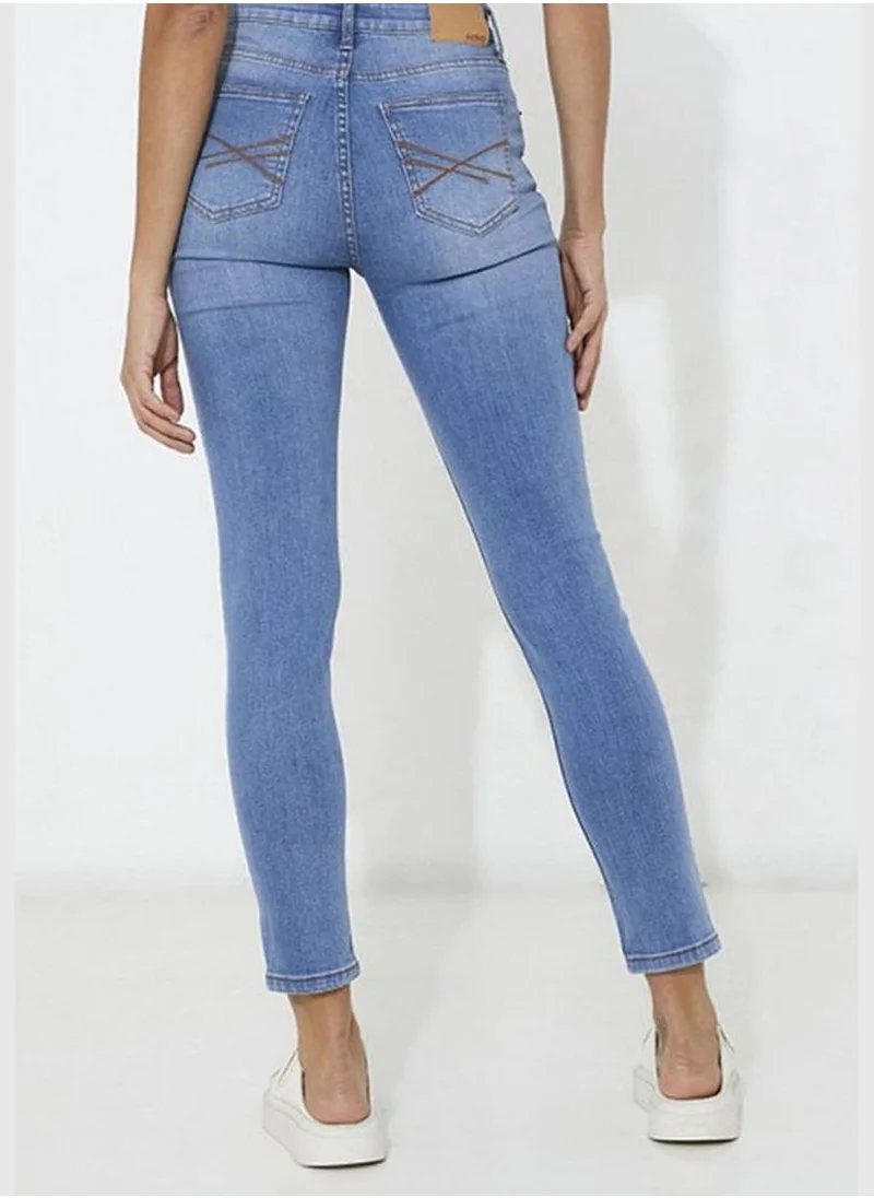 Aeropostale High Rise Curvy Denim Jeggings