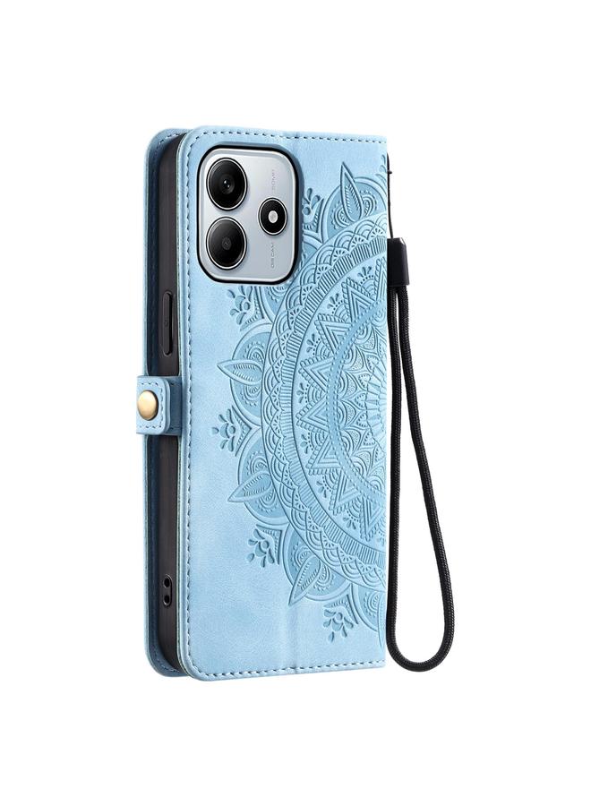 S-TOP Case For Redmi Note 14 4G EU 164.84mm Skin Feel Totem Embossed Leather Phone Case - Image 3