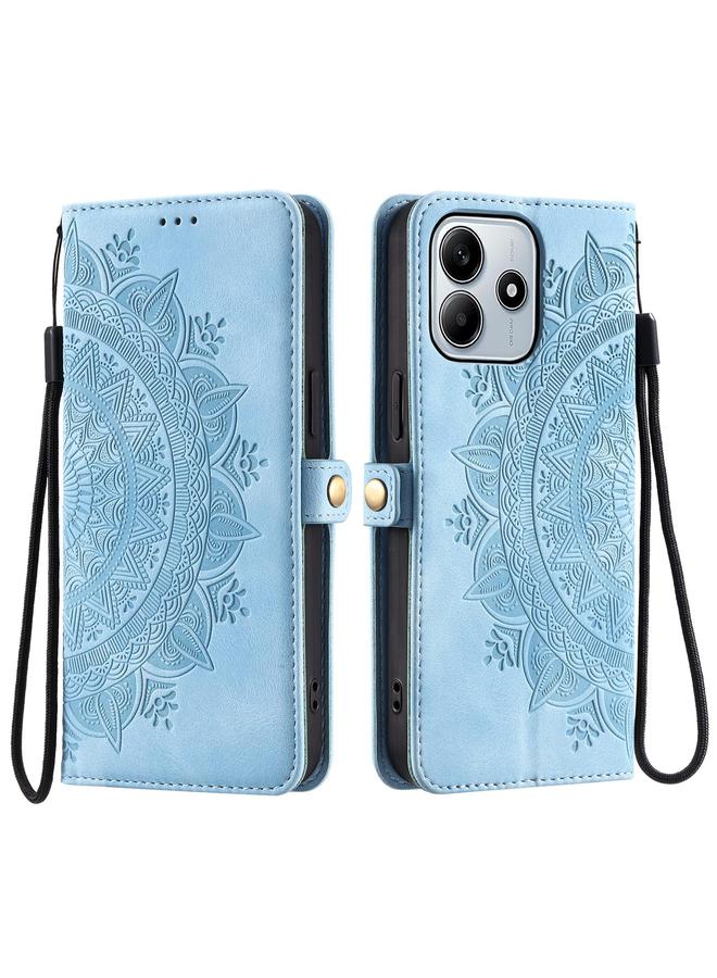 S-TOP Case For Redmi Note 14 4G EU 164.84mm Skin Feel Totem Embossed Leather Phone Case - Image 1