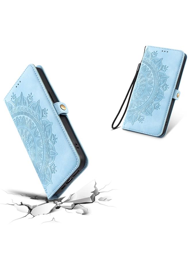 S-TOP Case For Redmi Note 14 4G EU 164.84mm Skin Feel Totem Embossed Leather Phone Case - Image 5