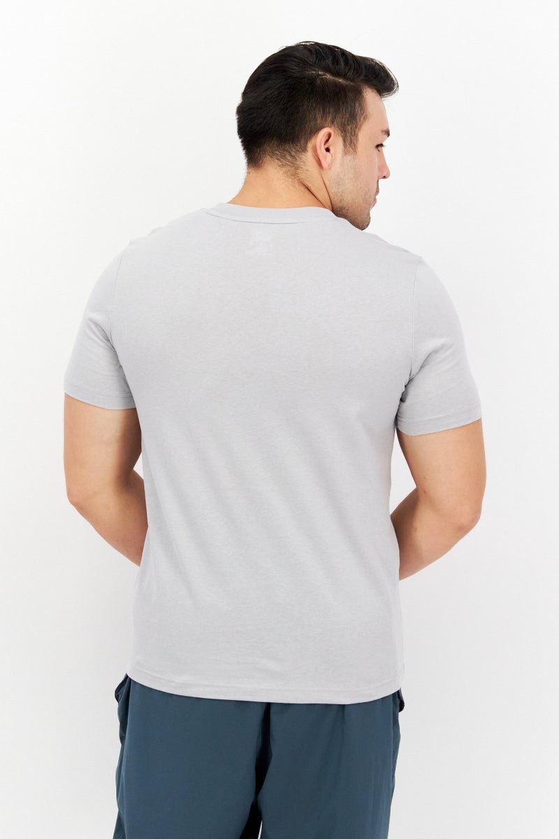 PUMA تي شيرت تدريب قصير الأكمام للرجال من بومة × مرسيدس AMG، رمادي - Image 4