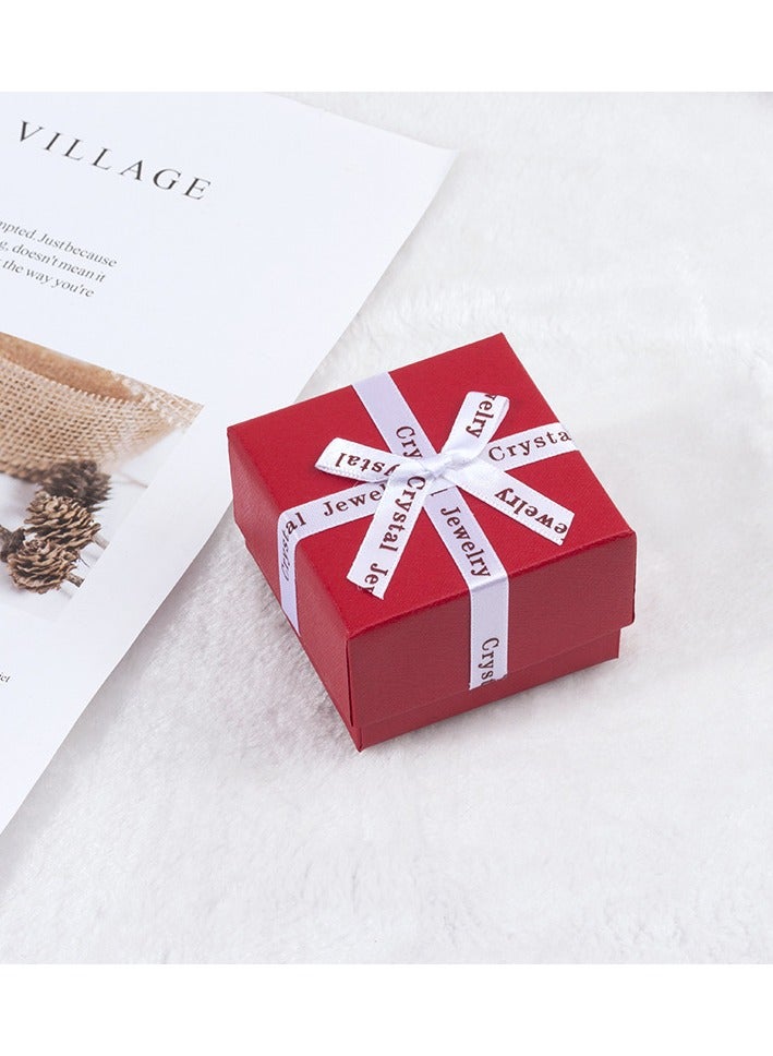Generic Necklaces, bracelets, earrings, rings, jewelry,  red gift boxes 1pcs - Image 1