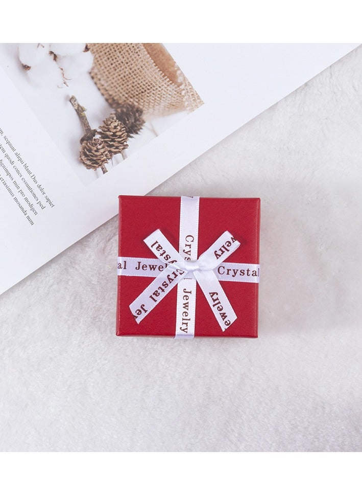 Generic Necklaces, bracelets, earrings, rings, jewelry,  red gift boxes 1pcs - Image 2