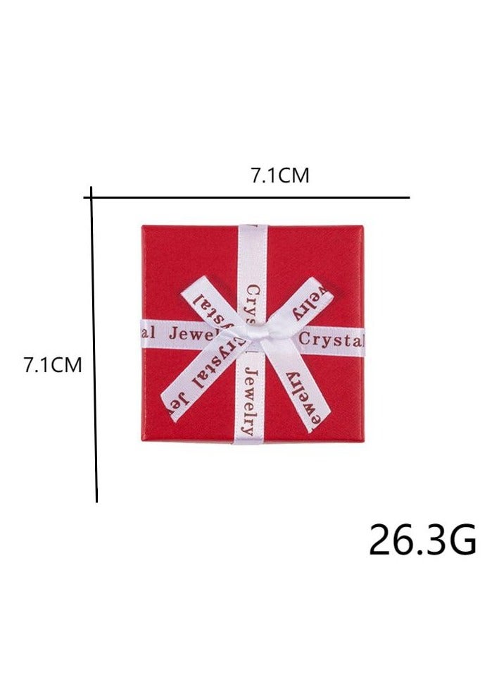 Generic Necklaces, bracelets, earrings, rings, jewelry,  red gift boxes 1pcs - Image 4