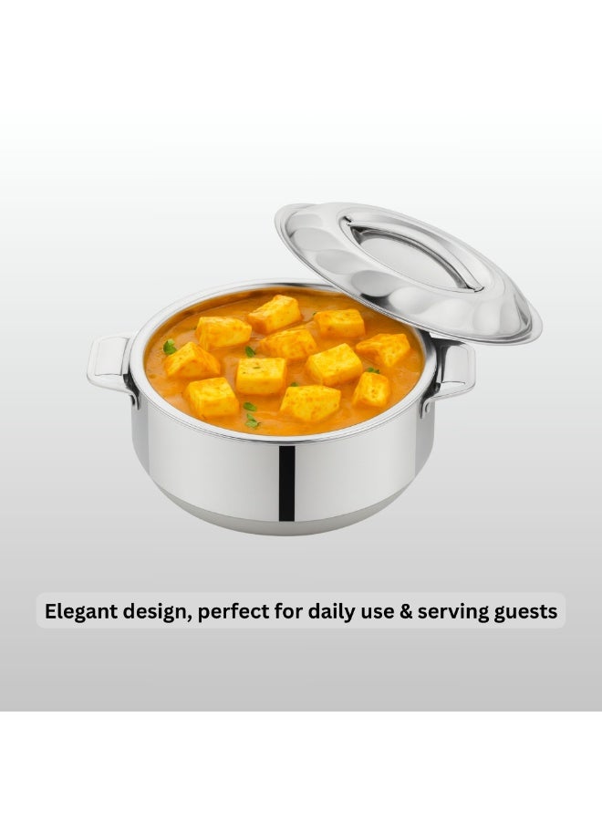 TSUMAB Stainless Steel Insulated Casserole Hotpot – 3.5 Liter | Double Wall PU Insulated | Keeps Food Hot & Fresh for Hours | Elegant & Durable Design - Image 5
