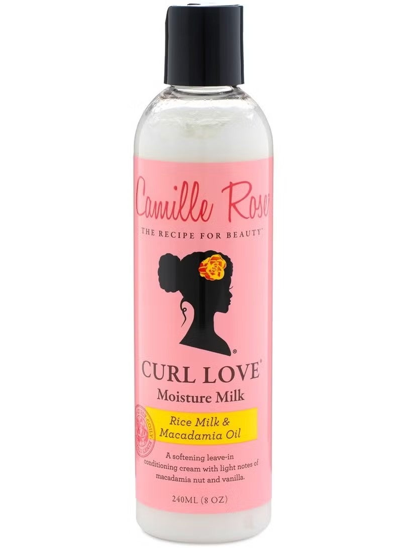 حليب كرل الحب الرطوبة 8 أوقية ترطيب ترك في لينة ومحددة كرل رائحة الفانيلا - Image 1