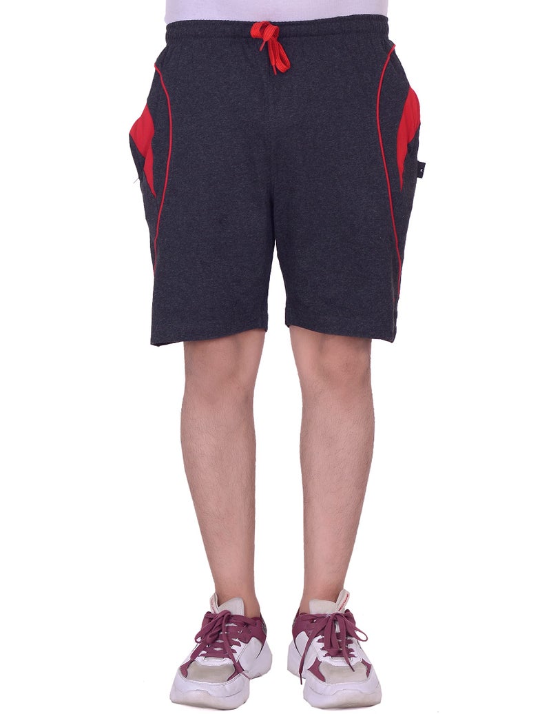 VEGO Men's Bermuda Shorts (HS-4040-CHARCOL-38_Charcoal_2XL) - Image 2