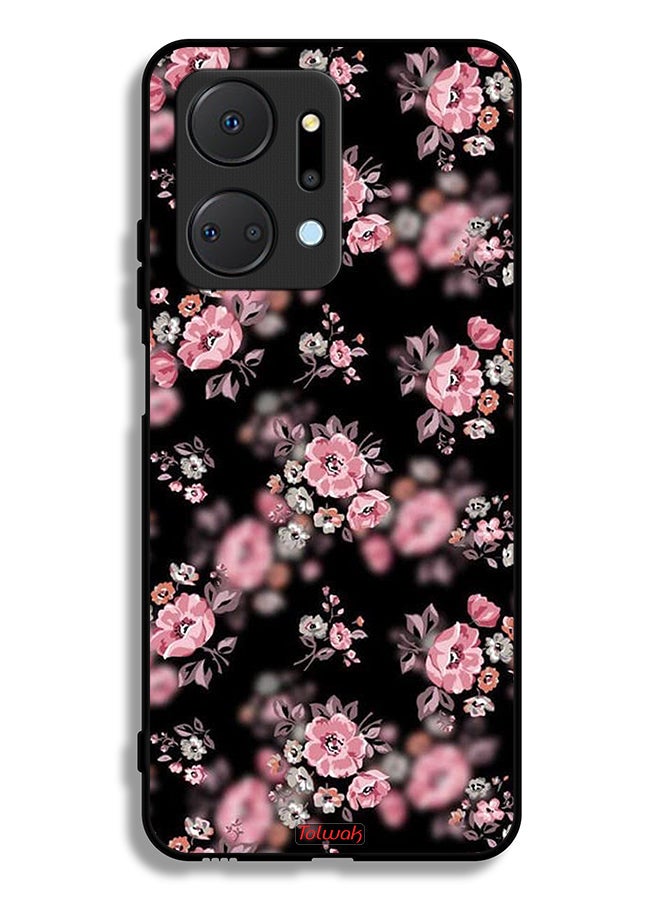 Tolwak Honor X7a Protective Case Cover Portrait Flowers Pattern - Image 2