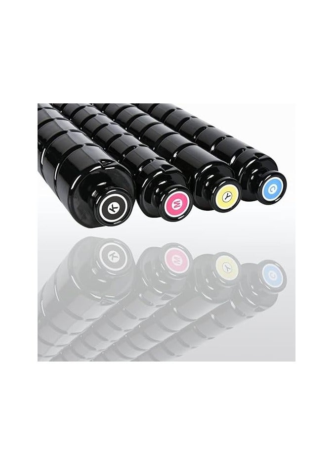 Terabyte خراطيش حبر متوافقة مع كانون GPR55 C-EXV-51 للاستخدام مع طابعة كانون IMAGERUNNER ADVANCE C5535 5535I C5540I C5550I C5560I، 4 عبوات - Image 4