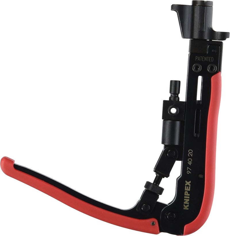 KNIPEX أداة ضغط KNIPEX 97 40 20 SB لموصلات الكوكس - Image 2