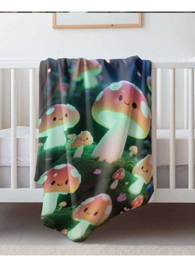 عام بطانية رقيقة من الفانيلا الكرتونية للأطفال والرضع (دافئة ومريحة، ومناسبة للنوم والألعاب) 70 سم * 100 سم - Image 1