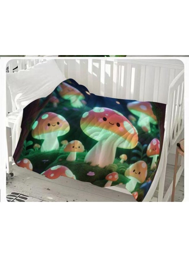 عام بطانية رقيقة من الفانيلا الكرتونية للأطفال والرضع (دافئة ومريحة، ومناسبة للنوم والألعاب) 70 سم * 100 سم - Image 2