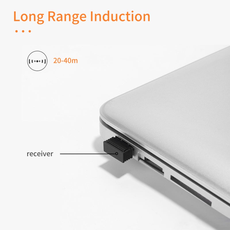 Wireless 2.4G 1D Barcode Scanner Handheld USB Wired Bar Code Reader Manual Trigger Scanning Support Paper Code/Screen Code Compatible with Windows Android iOS System for Supermarket Library Logistics - Image 2
