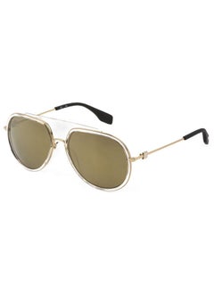 FILA Unisex 100% UV Protected Pilot Sunglasses - SFI084 300G - Lens Size: 58 mm 