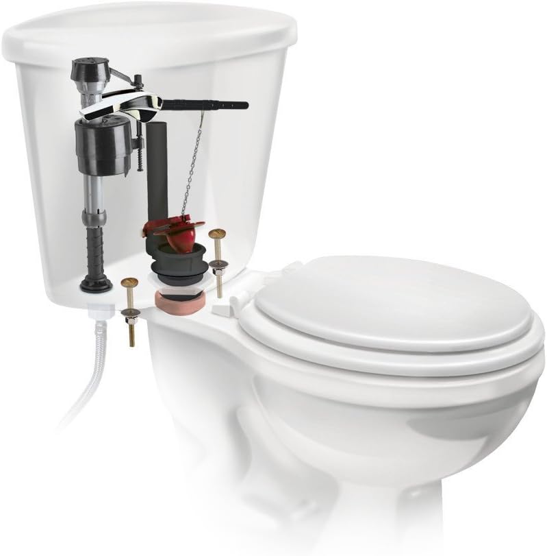 Fluidmaster طقم إصلاح مرحاض شامل 400AKR لجميع صمامات التدفق 2 بوصة، سهل التركيب - Image 2