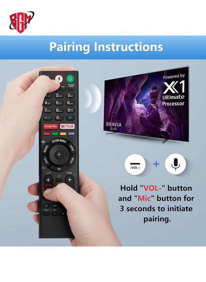 BGM - RMF-TX310P Voice Remote Control Fit for Sony Smart LCD LED TVs X78F series X83F series X75F series TVA8G series X85F series X90F series X80G series - Image 1