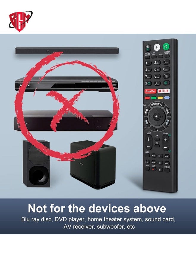 BGM - RMF-TX310P Voice Remote Control Fit for Sony Smart LCD LED TVs X78F series X83F series X75F series TVA8G series X85F series X90F series X80G series - Image 1