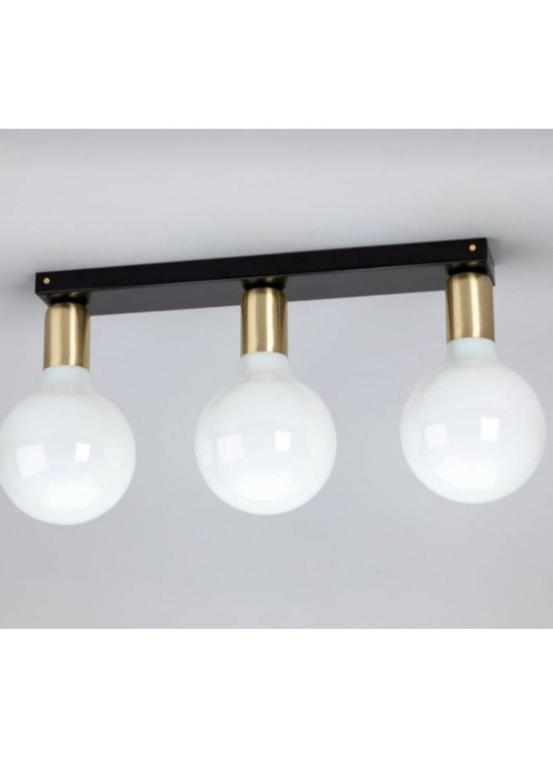 Generic black ceiling lighting unit 
