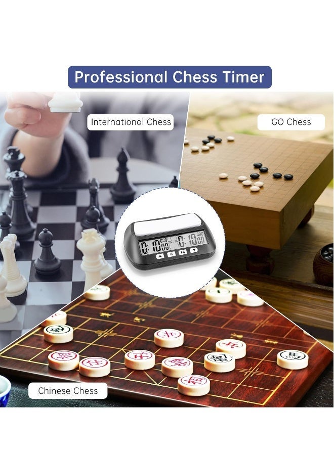 Digital chess clock with countdown alarm and delay features, professional chess clock for board games - Image 4