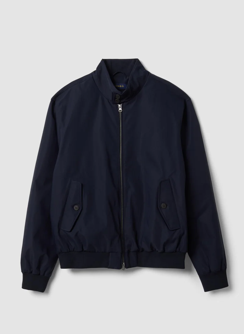 Ovs OVS Navy blue regular-fit jacket with zip and high collar