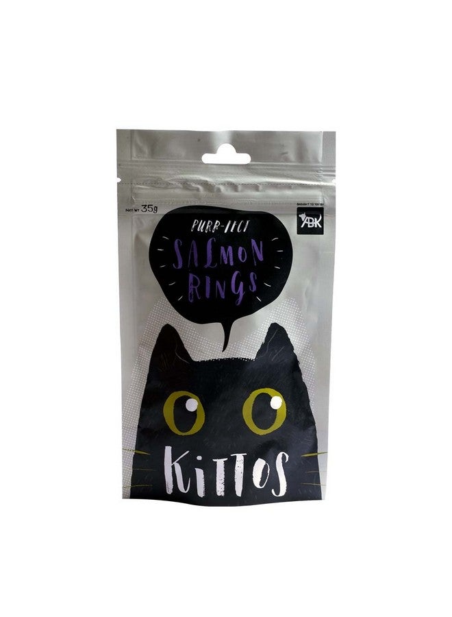 حلويات كيتوس من السلمون للقطط للتدريب والمكافآت - غنية بالبروتين، سهلة الهضم، وجبات خفيفة صحية ولذيذة لجميع مراحل الحياة، 35 جرام لكل واحدة (عبوة من 3)  - Image 2