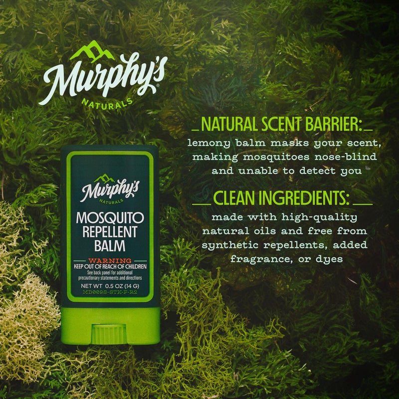Murphy's Naturals Mosquito Repellent Balm Stick, Plant-Based, Natural Ingredients, Travel-Pocket Size, 0.5oz Each, 3-Pack - Image 2