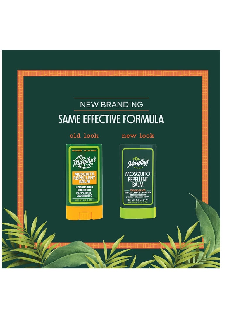Murphy's Murphy's Naturals Mosquito Repellent Balm Stick | Plant Based, Natural Ingredients | DEET Free | Travel/Pocket Size | 0.5oz Each | 3 Pack  - Image 2
