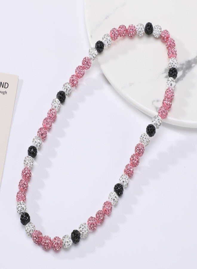 EXPHAIN Baseball Necklace - Unisex Rhinestone Discoball Necklace for Baseball Fans - 20 Inch Long - Fashion Jewelry - Image 2