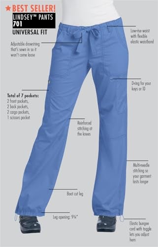 KOI Scrubs - Koi Lindsey Scrub Pant Black, Medium - Image 4