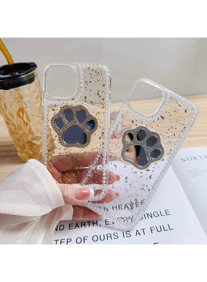 اس-توب جراب لهاتف iPhone 15 Pro Max من مادة TPU بتصميم مخلب القطة المرآة - Image 2