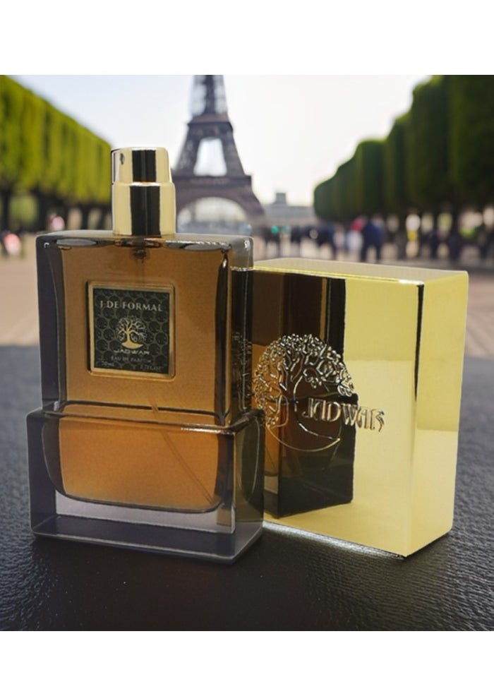 JADWAR - JD Formal perfume: This perfume is characterized by its perfect balance between freshness and tenderness. 70 ml. - Image 1