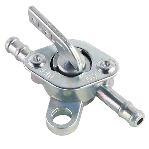 FLYPIG 6mm inline Fuel Valve Petcock Fuel Shut Off Valve for 50cc 70cc 90cc 100cc 110cc 125cc 150cc Dirt Bike Taotao ATV Scooter Moped Quad Go Kart Gas Fuel Tank Switch On Off Switch