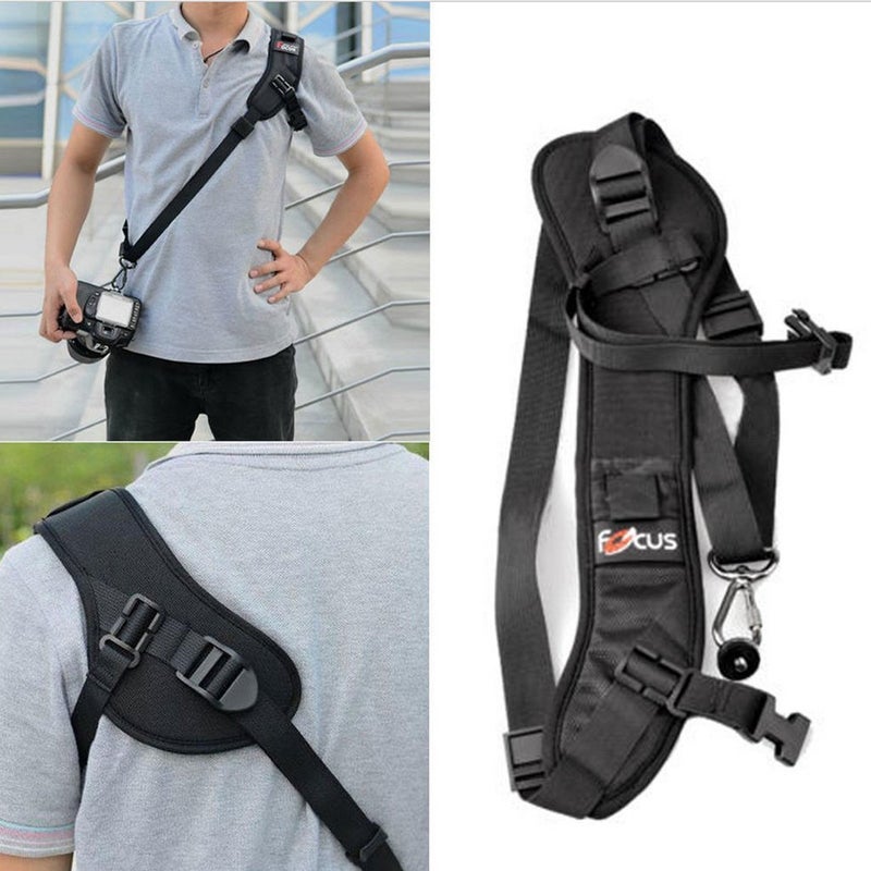 JERN Camera Strap,Camera Sling Strap with Safety Tether, Adjustable and Comfortable Neck/Shoulder Belt for DSLR/SLR Camera Universal Belt Women/Men - Image 5