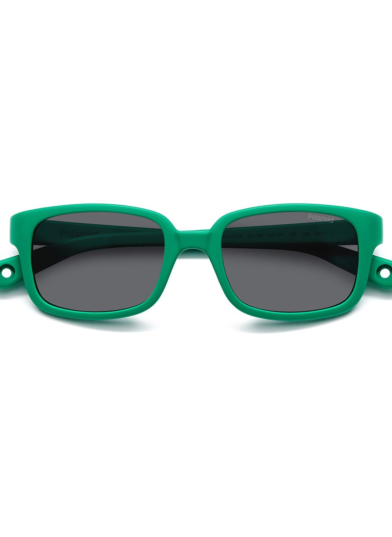Polaroid Kids Unisex Polarized Rectangular Sunglasses - Pld K008/S Green Millimeter - Lens Size: 44 Mm  - Image 4