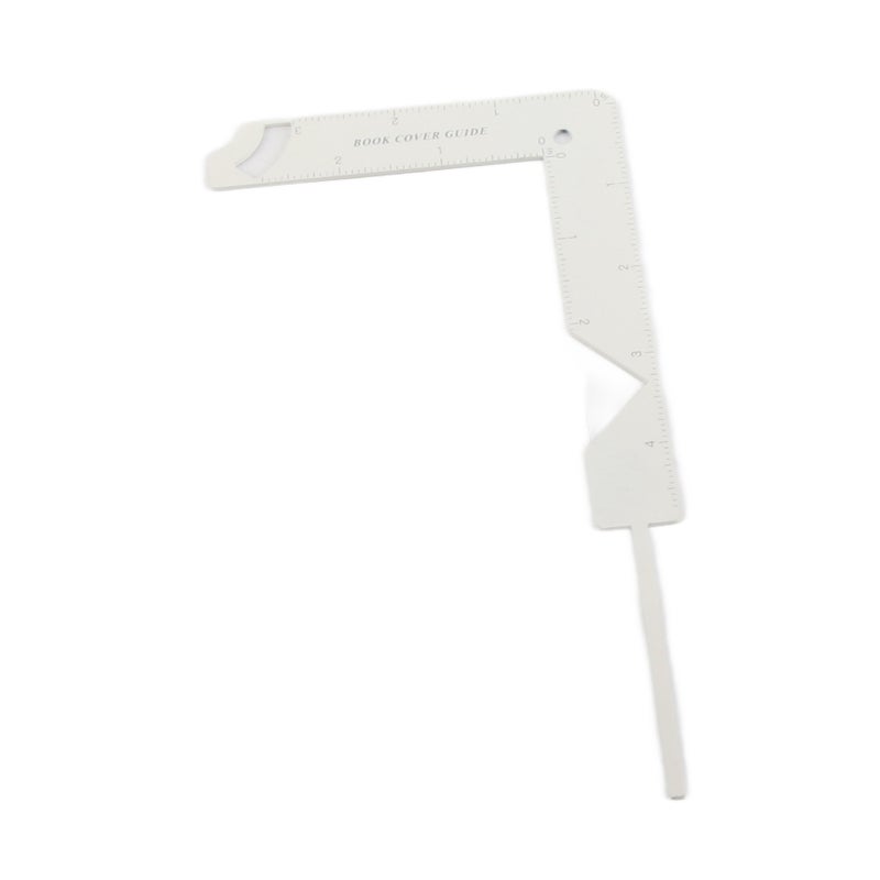 Book Cover Guide Sturdy Metal Simple High Accuracy Multi Function Bookbinding Ruler for Home School Scrapbooking - Image 4
