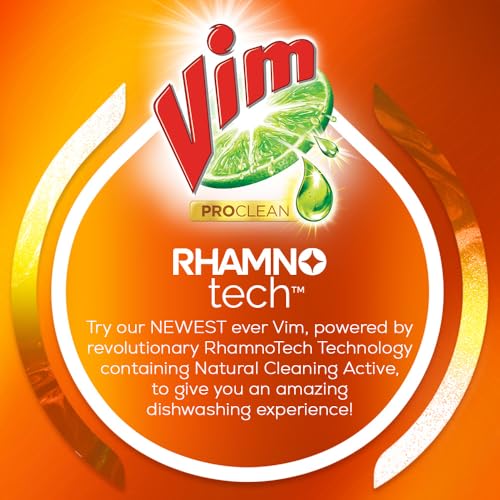 Vim ProClean Dishwash Liquid Gel with Tangerine powered by RhamnoTech™, Gentle on Hands, Removes Tough Grease and Odours, 700ml - Image 5