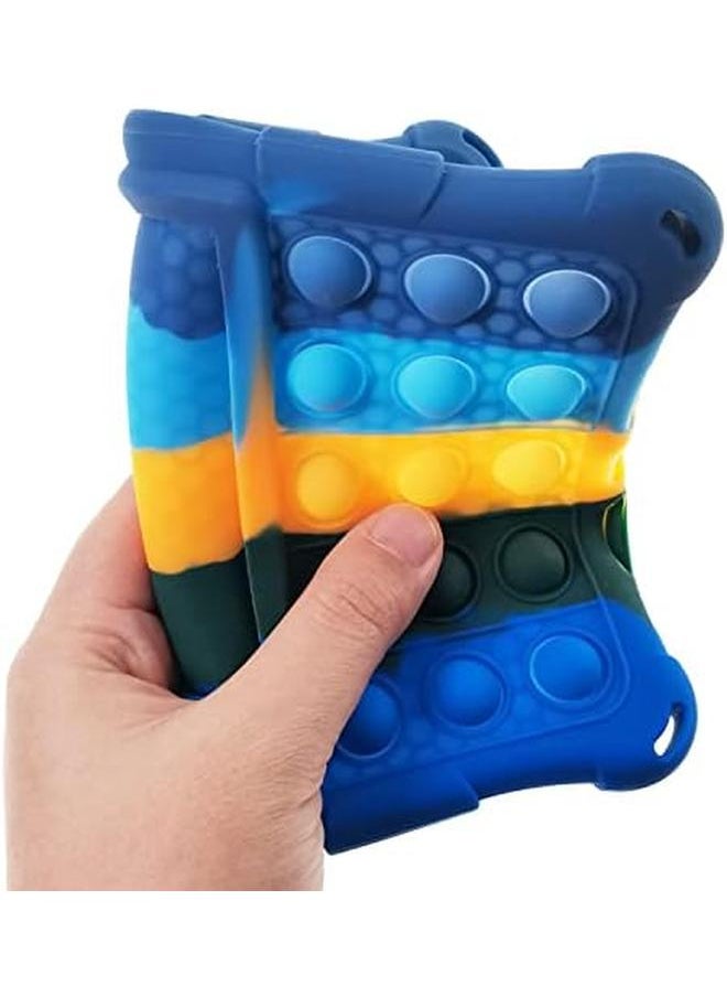 erorex - Ipad Mini 5 Fidget Pop It Tablet Case For Kids Boys Poppet Pop Its Push Bubble Silicone Childproof Cover W Kickstand And Lanyard For Ipad Mini 5 4 3 2 1 Gen 7.9 Inch 2019 2015 2012 - Image 1
