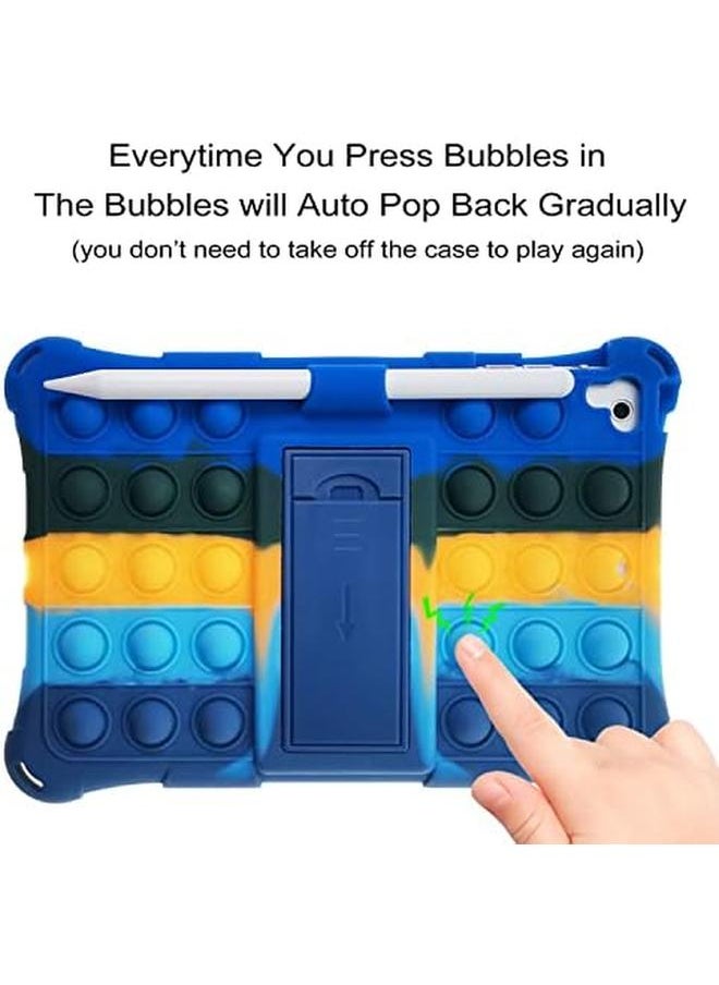 erorex - Ipad Mini 5 Fidget Pop It Tablet Case For Kids Boys Poppet Pop Its Push Bubble Silicone Childproof Cover W Kickstand And Lanyard For Ipad Mini 5 4 3 2 1 Gen 7.9 Inch 2019 2015 2012 - Image 1