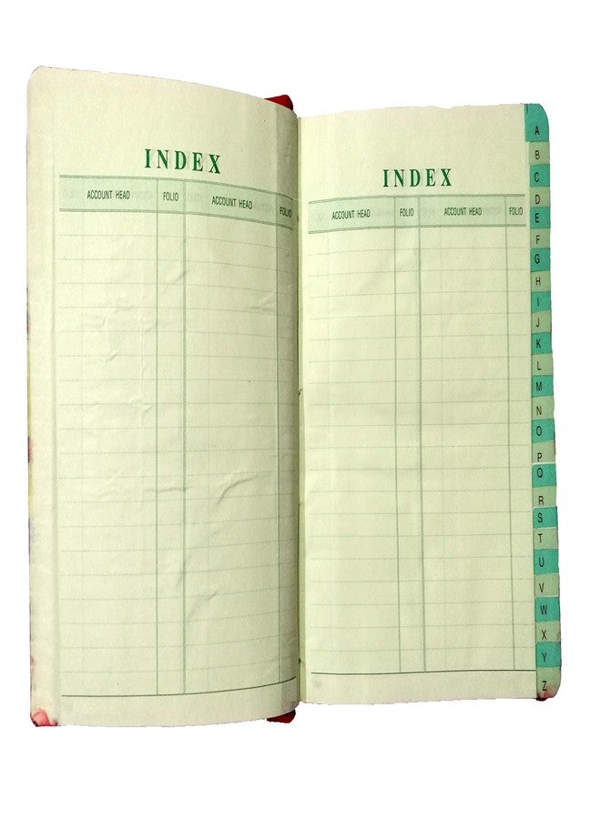 LRS Ledger Short Handy Size - Small Size - 21 * 17 CM - 8.25 * 6.7 Inch - Manually Stitched - Beautifully crafted - Hard Bound - 250 Pages - Image 4