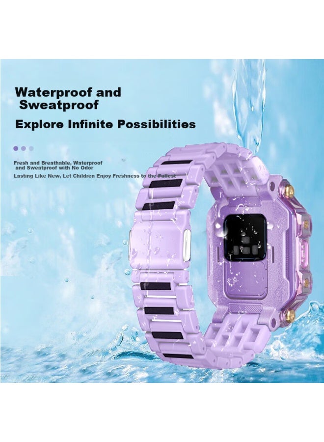 Beiyipin Compatible Xiao Tian Cai Z10/z9/z8a Kids Student Phone Watch Magnetic Buckle Strap Z7s/z6p/z6/z3/d3/q2a/z6s Deep Sea Blue - Image 4