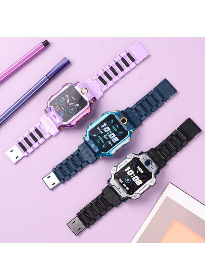 Beiyipin Compatible Xiao Tian Cai Z10/z9/z8a Kids Student Phone Watch Magnetic Buckle Strap Z7s/z6p/z6/z3/d3/q2a/z6s Deep Sea Blue - Image 5