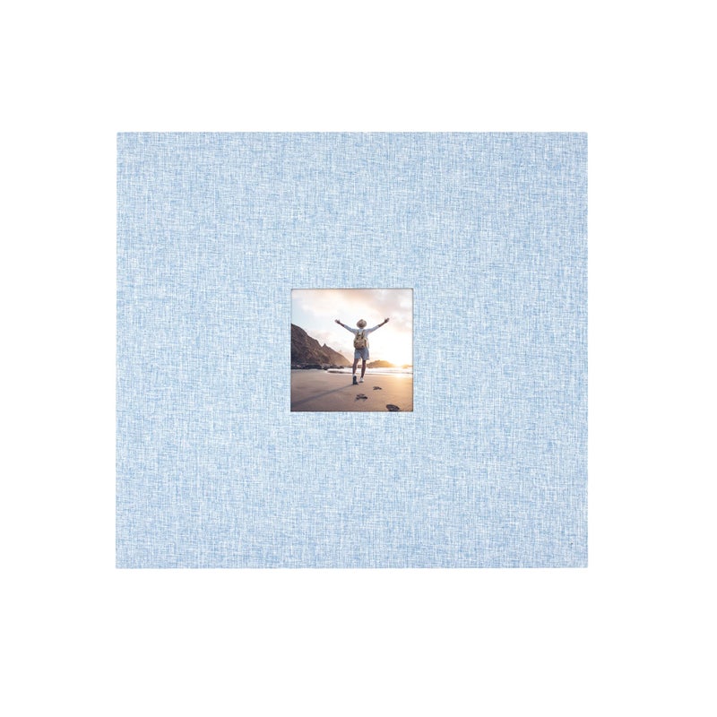 MCS 12x12 Fabric Scrapbook, Blue Fog - Image 1