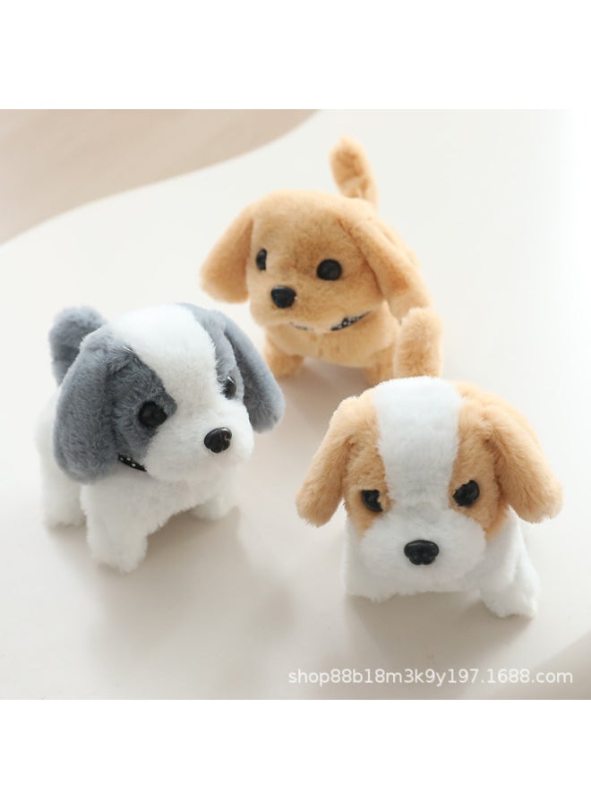 Electric Kidsren's Toy Puppy Artificial Walking Plush Kidsren's Dog Walking Stall Pet Girl Gift Baby-Color:Teddy Dog -Specifications:opp Bag  - Image 5