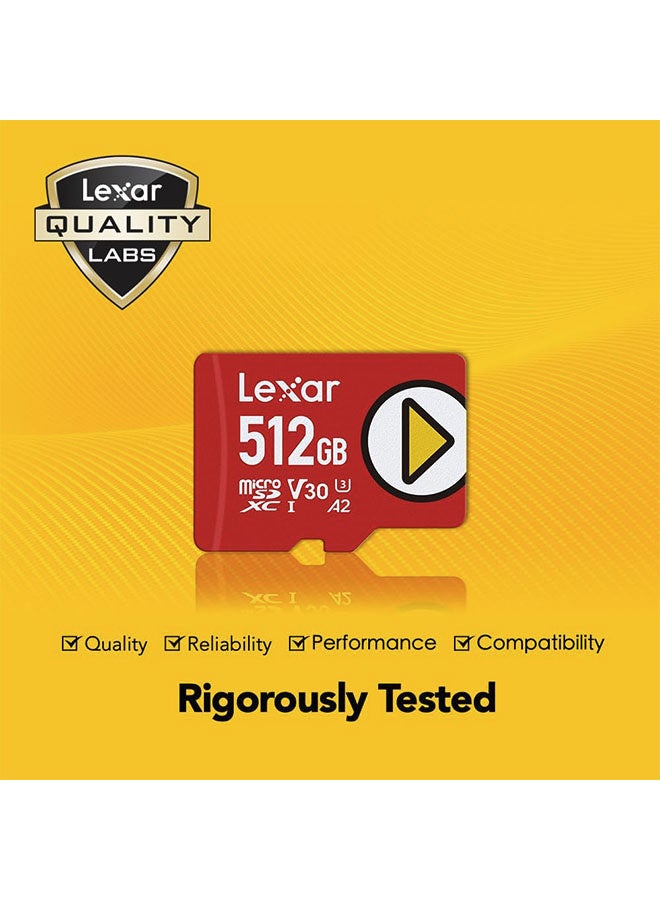 Lexar PLAY 512GB UHS-II-Memory Card, Up To 160MB/s Read, Compatible-with Nintendo, Portable Gaming Devices, Smartphones and Tablets - Image 2