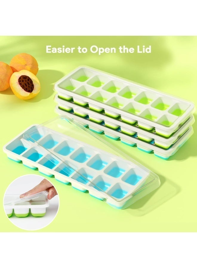 10-Grids Silicone Ice Cube Mould Multicolour - Image 1