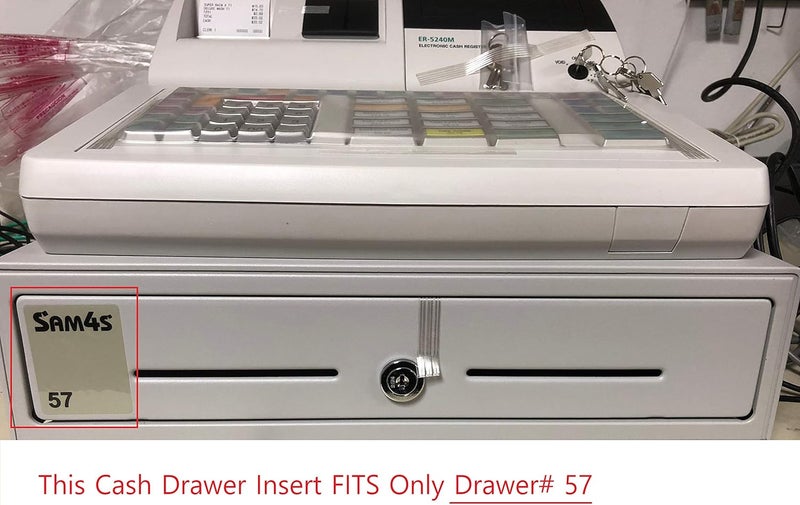 SAM4s Cash Drawer Insert Money Tray 57, 5 Bills and 5 Coins, Compatible with ER-5200, ER-5240, ER-5215, ER-380, ER-350, ER-520, ER-530, ER-650, ER-900 Series, SPS-300 Series - Image 4